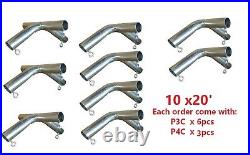 Boat Port OD 1-1/2 Pipe High Peck Canopy Fittings Kit for 10' x10'/20'/30'/40 Boat Port OD 1-1/2 Pipe High Peck Canopy Fittings Kit for 10' x10'/20'/30'/40