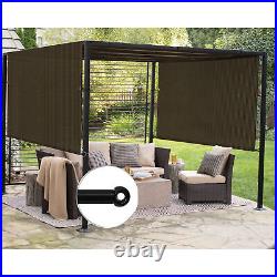 Breathable Pergola Replacement Cover Panel Canopy Shade Cover withRod Pocket