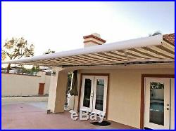 CLEARANCE! LUXURY CASSETTE 20ft×10ft Electric Retractable Awning Patio Cover
