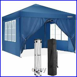 COBIZI 10'x10' Pop Up Canopy Outdoor Gazebo Wedding Party Tent Storage Shelter#