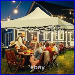 COBIZI 10'x20' Pop up Canopy with Awning Heavy Duty Outdoor Vendor Party Tent