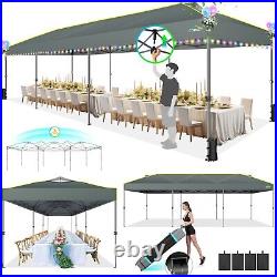 COBIZI 10'x30' Pop up Canopy One Push Tent with Air Vent Outdoor Party Gazebo