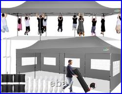 COBIZI 10'x30' Pop up Canopy Tent with 8 Sidewalls Heavy Duty Waterproof Gazebo