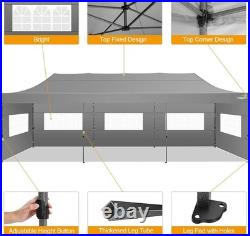 COBIZI 10'x30' Pop up Canopy Tent with 8 Sidewalls Heavy Duty Waterproof Gazebo