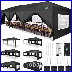 COBIZI 10'x30' Pop up Canopy with 8 Sidewalls Outdoor Commercial Instant Shelter