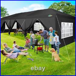 COBIZI 10'x30' Pop up Canopy with 8 Sidewalls Outdoor Commercial Instant Shelter