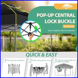 COBIZI 10x10 10x30 Pop Up Canopy Waterproof 3 Height Tent with Reflective Strip
