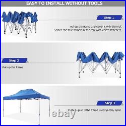 COBIZI 10x15 Pop up Canopy Tent, Waterproof Commercial for Party Outdoor Gazebo