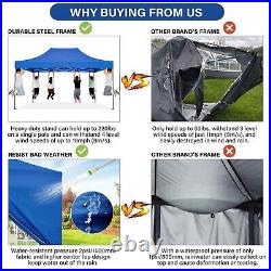 COBIZI 10x15 Pop up Canopy Tent, Waterproof Commercial for Party Outdoor Gazebo