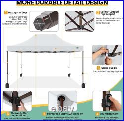 COBIZI 10x15ft Pop Up Canopy Heavy Duty Commercial Outdoor Party Wedding Tent