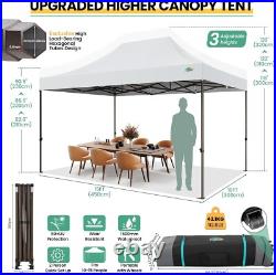 COBIZI 10x15ft Pop Up Canopy Heavy Duty Commercial Outdoor Party Wedding Tent