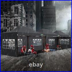 COBIZI 10x15ft Pop Up Canopy Heavy Duty Commercial Outdoor Tent with 4 Sidewall