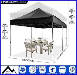 COBIZI 10x20 Heavy Duty Canopy Party Tent Waterproof Gazebo withRoller Bag Durable