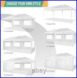 COBIZI 10x20 Pop Up Canopy Tent with Sidewalls Waterproof Commercial Gazebo NEW