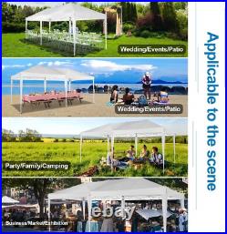 COBIZI 10x20 Pop Up Canopy Tent with Sidewalls Waterproof Commercial Gazebo NEW