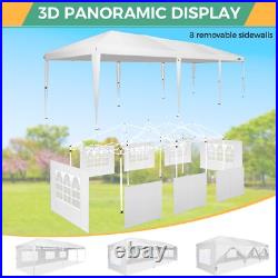 COBIZI 10x30ft Pop up Canopy with 8 Sidewalls Outdoor Commercial Instant Shelter