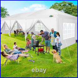COBIZI 10x30ft Pop up Canopy with 8 Sidewalls Outdoor Commercial Instant Shelter