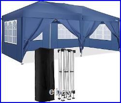 COBIZI 20'x10' Outdoor Gazebo Pop Up Canopy Tent with Sidewall&Bag Waterproof NEW©