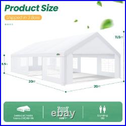 COBIZI 20x40 10x20 Heavy Duty Party Tent Waterproof Carport Carpas para Fiestas
