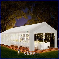 COBIZI 20x40 16x32 Heavy Duty Party Tent Commercial Wedding Tent Large Carport