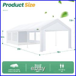 COBIZI 20x40 16x32 Heavy Duty Party Tent Commercial Wedding Tent Large Carport