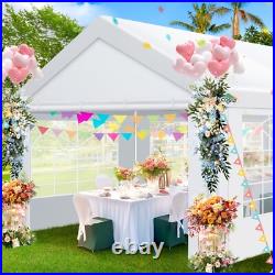 COBIZI 20x40ft Heavy Duty Party Tent Outdoor Wedding Tent Carport with Sidewalls