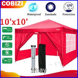 COBIZI 4 Sides Tent Right Angle Folding Shed Picnic Outdoor Shelter withWindow NEW