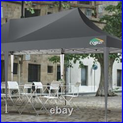 COBIZI Canopy 10x20 Pop up Tents for Parties, with 6 Sidewalls Outdoor Gazebo