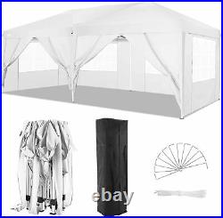 COBIZI Gazebo Pop Up Tent 10'x20'/10' Removable Commercial Instant Gazebo Canopy