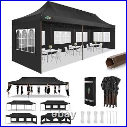 COBIZI Heavy Duty 10x30 Party Tent with 8 Sidewalls Commercial Outdoor Gazebo