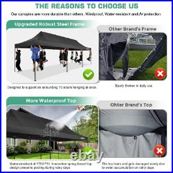 COBIZI Heavy Duty 10x30 Party Tent with 8 Sidewalls Commercial Outdoor Gazebo