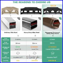 COBIZI Heavy Duty 10x30 Party Tent with 8 Sidewalls Commercial Outdoor Gazebo COBIZI Heavy Duty 10x30 Party Tent with 8 Sidewalls Commercial Outdoor Gazebo