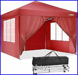 COBIZI Pop Up Canopy Tent 10x10 Instant Shelter Portable Durable Outdoor Gazebo