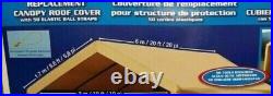 COSTCO 10 x 20 foot HEAVY DUTY CANOPY REPLACEMENT TAN ROOF TOP COVER ONLY NEW