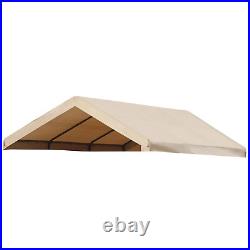 COSTCO 10x20ft HEAVY DUTY REPLACEMENT CANOPY Tan Roof Top Cover 50 Elastic Strap
