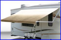 CRO RV Awning Fabric Replacement 15' (14'1) Premium Grade All-Weather Beige Tan