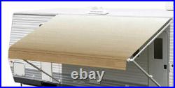 CRO RV Awning Fabric Replacement 15' (14'1) Premium Grade All-Weather Beige Tan