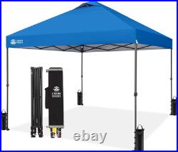 CROWN SHADES 10X10 Pop up Canopy Tent, Outdoor Canopy, Blue