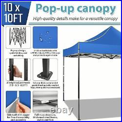 Canopy 10'x10' Instant Popup Tent Commercial Gazebo for Outdoor Yard Camping New