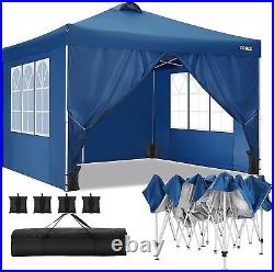 Canopy 10'x10' Pop UP Party Wedding Tent Waterproof Folding Gazebo Patio+