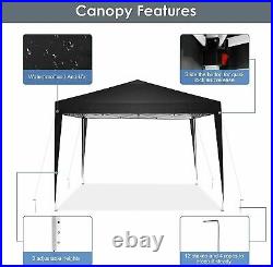 Canopy 10'x20' EZ Pop UP Outdoor Party Tent Waterproof Instant Gazebo Heavy Duty