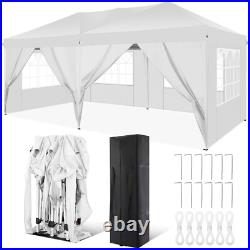 Canopy 10'x20' EZ Pop-UP Wedding Party Tent Waterproof Gazebo Heavy Duty Outdoor