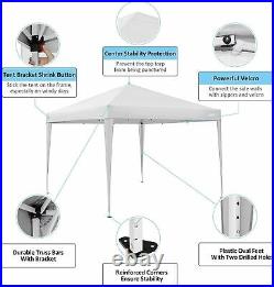 Canopy 10'x20' EZ Pop up Commercial Party Tent, Heavy Duty Gazebo Outdoor Patio