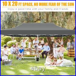 Canopy 10'x20' Heavy Duty Waterproof Party Tent Outdoor Commercial Event Gazebo