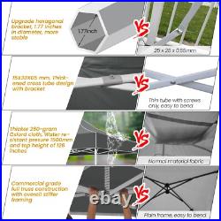 Canopy 10'x20' Heavy Duty Waterproof Party Tent Outdoor Commercial Event Gazebo Canopy 10'x20' Heavy Duty Waterproof Party Tent Outdoor Commercial Event Gazebo