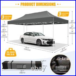 Canopy 10'x20' Heavy Duty Waterproof Party Tent Outdoor Commercial Event Gazebo