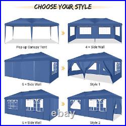 Canopy 10'x20' Outdoor Gazebo Events Tent Heavy Duty Commercial Instant Shelter