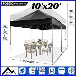 Canopy 10'x20' Pop Up Heavy Duty Waterproof Gazebo Instant Shelter Pavilion Good