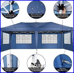 Canopy 10'x20' Pop up Gazebo Instant Event Tent Sun Shelter Heavy Duty #Blue