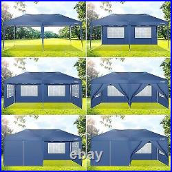 Canopy 10'x20' Pop up Gazebo Instant Event Tent Sun Shelter Heavy Duty #Blue